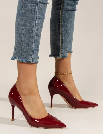 Pantofi SHEIN, visiniu