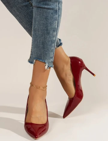 Pantofi SHEIN, visiniu