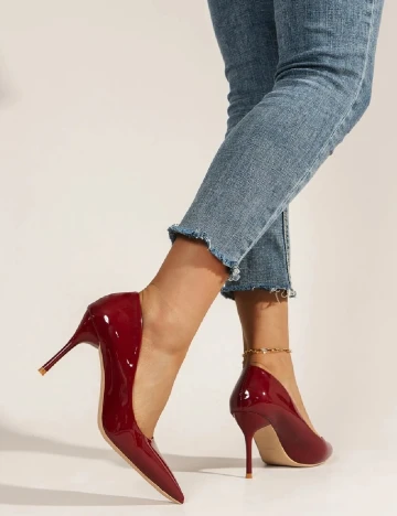 Pantofi SHEIN, visiniu
