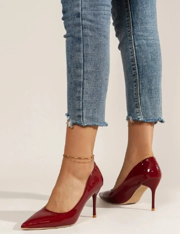 Pantofi SHEIN, visiniu