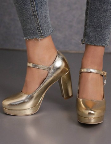 Pantofi SHEIN, auriu
