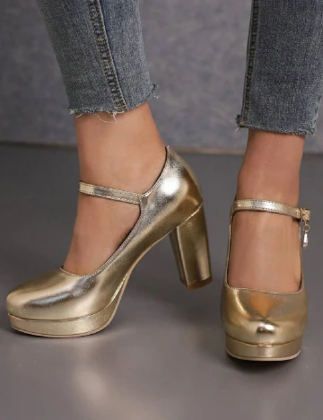 Pantofi SHEIN, auriu
