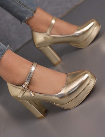 Pantofi SHEIN, auriu