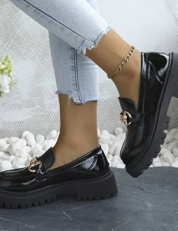 Mocasini SHEIN, negru