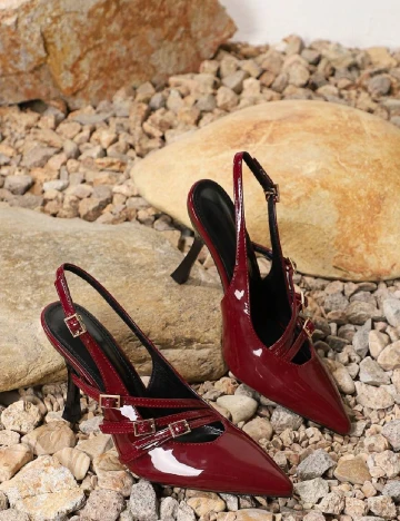 Pantofi SHEIN, rosu
