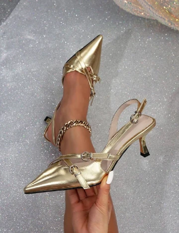 Pantofi SHEIN, auriu