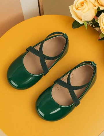 Pantofi Shein Kids, verde