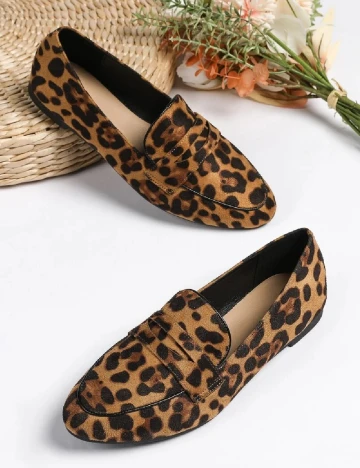 Mocasini SHEIN, animal print