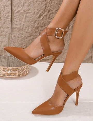 Pantofi SHEIN, maro