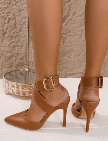 Pantofi SHEIN, maro