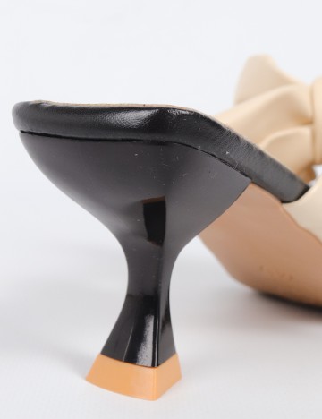 Pantofi SHEIN, negru/crem