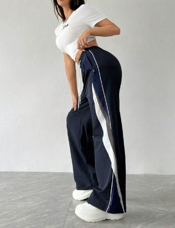 Pantaloni SHEIN, albastru