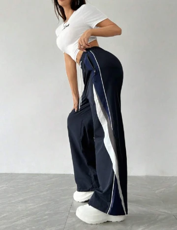 Pantaloni SHEIN, albastru