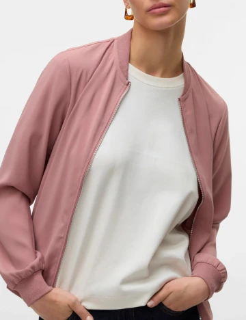 Jacheta Vero Moda, roz pudra