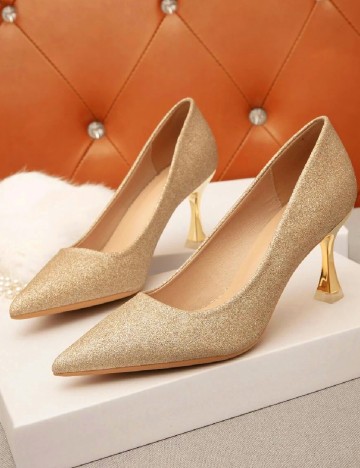 
						Pantofi SHEIN, auriu