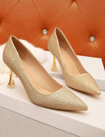 Pantofi SHEIN, auriu