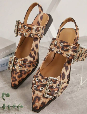 Balerini SHEIN, animal print Animal print