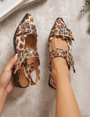 Balerini SHEIN, animal print Animal print