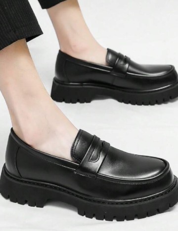 
						Mocasini SHEIN, negru