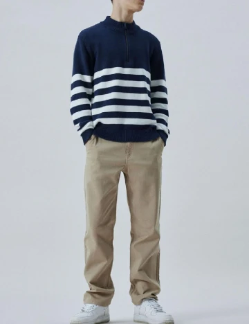 Pantaloni LMTD, crem