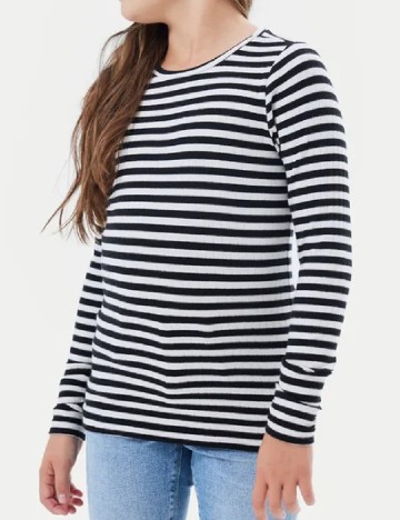 
						Bluza Name It, alb/negru