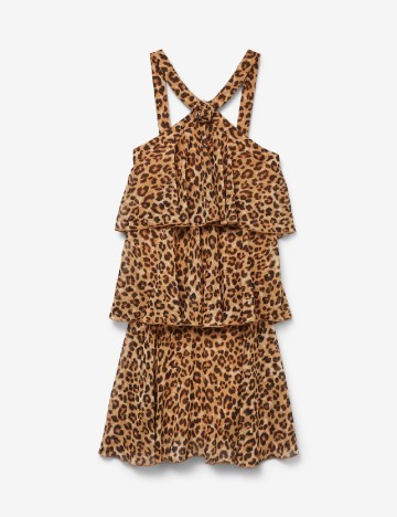 Rochie scurta Vero Moda, animal print