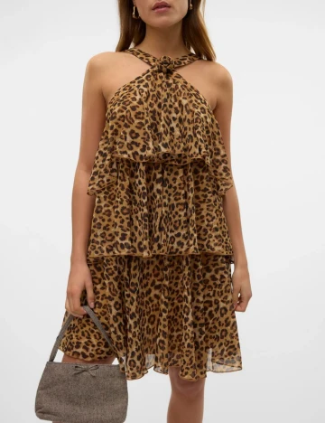 Rochie scurta Vero Moda, animal print Animal print