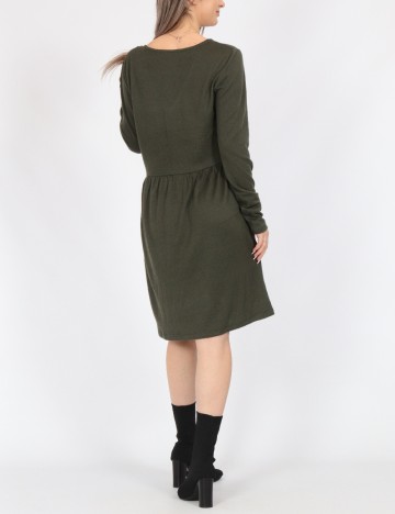 Rochie scurta Vero Moda, verde inchis