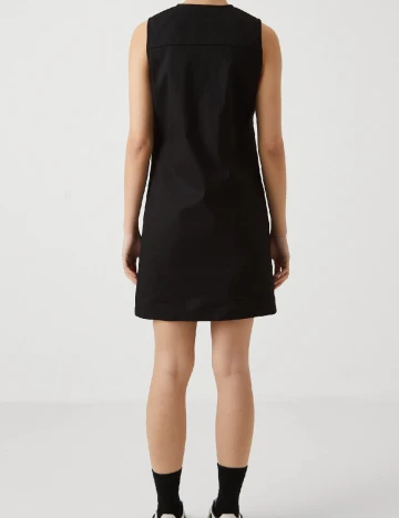 Rochie scurta Pieces, negru