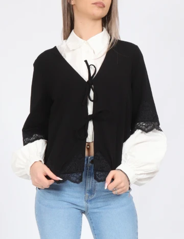 Bluza Vero Moda, negru Negru