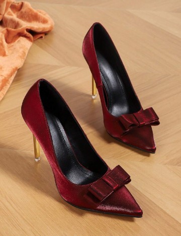 Pantofi SHEIN, visiniu