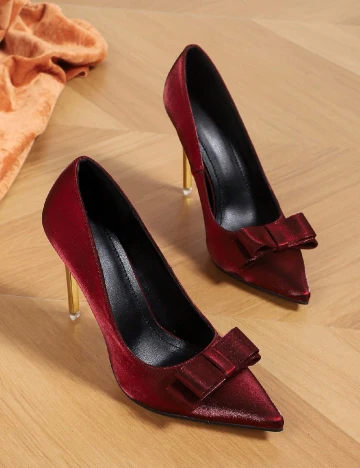 Pantofi SHEIN, visiniu