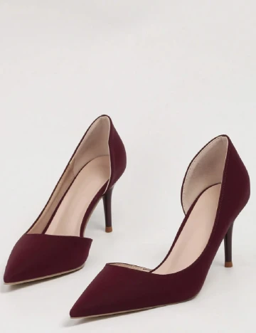 Pantofi SHEIN, visiniu