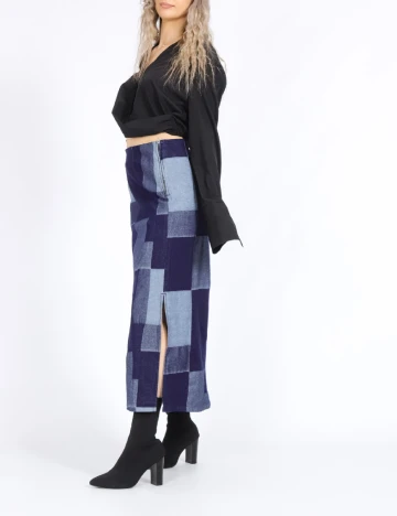 Fusta Vero Moda, bleumarin