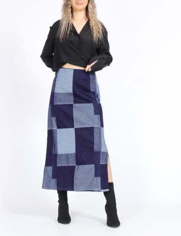 Fusta Vero Moda, bleumarin