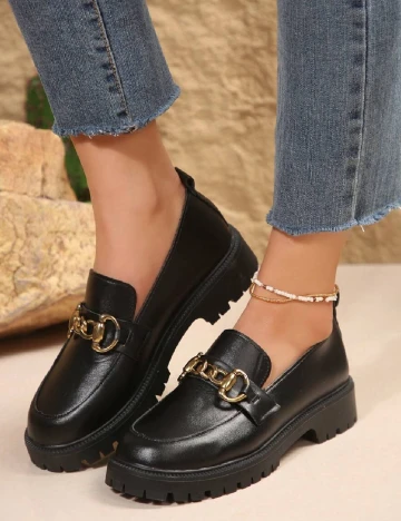 Mocasini SHEIN, negru