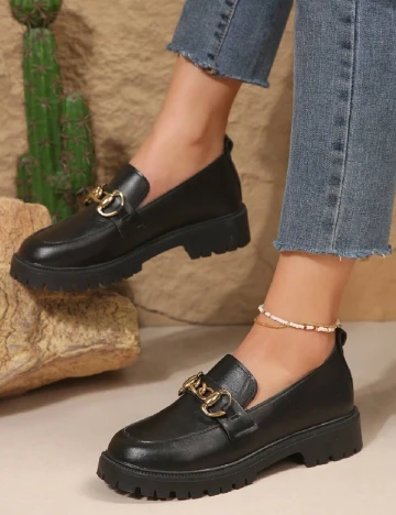 Mocasini SHEIN, negru