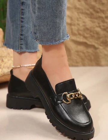 Mocasini SHEIN, negru
