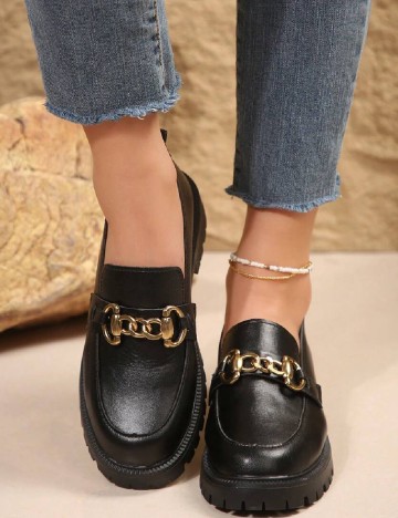 Mocasini SHEIN, negru