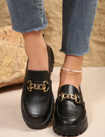 Mocasini SHEIN, negru
