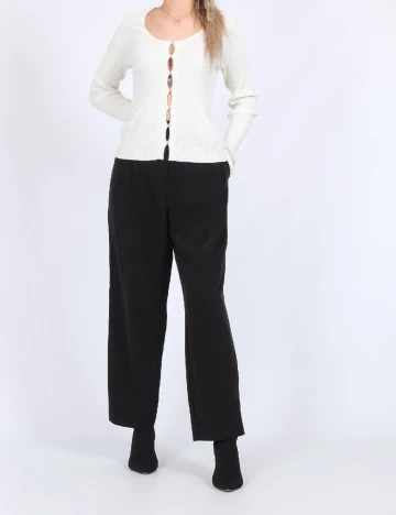 Bluza Vero Moda, ecru Alb