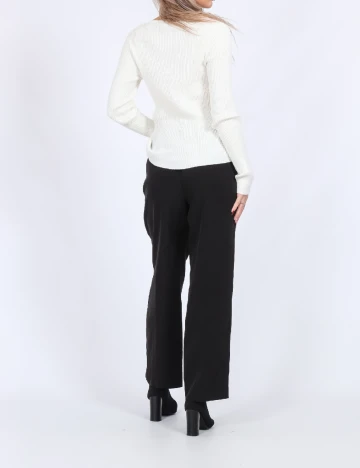 Bluza Vero Moda, ecru Alb