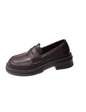 
						Mocasini SHEIN, maro