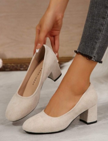 Pantofi SHEIN, crem