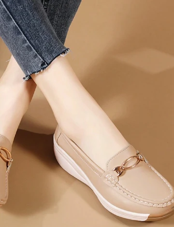 Mocasini SHEIN, maro