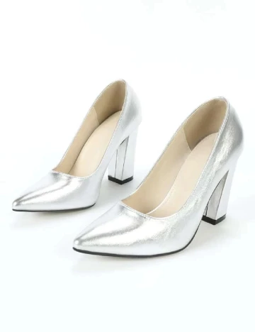 Pantofi SHEIN, argintiu