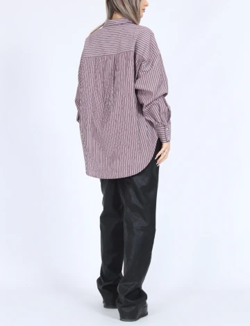 Camasa Oversize Vero Moda, pruna Mov