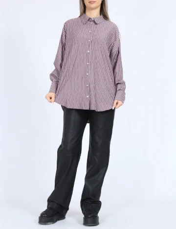 Camasa Oversize Vero Moda, pruna Mov