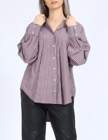 Camasa Oversize Vero Moda, pruna Mov
