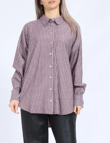 Camasa Oversize Vero Moda, pruna Mov